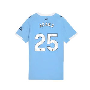 2025-2026 Man City Home Shirt (Womens) (Akanji 25)