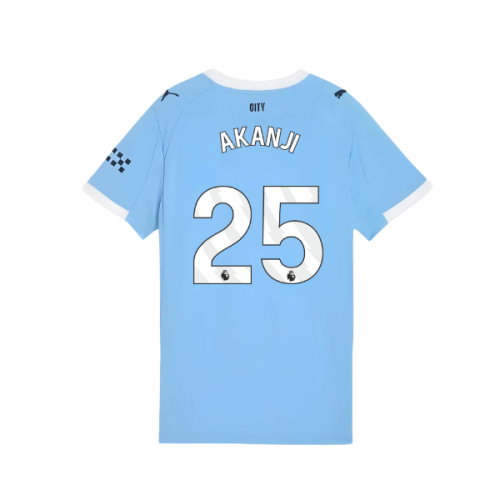 2025-2026 Man City Home Shirt (Womens) (Akanji 25)