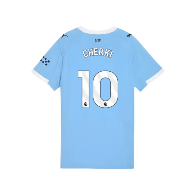 2025-2026 Man City Home Shirt (Womens) (Cherki 10)