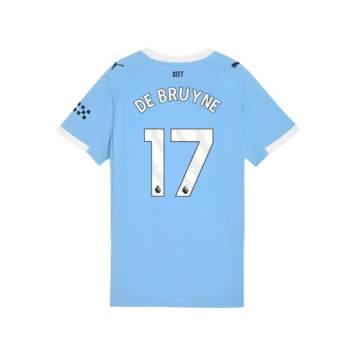 2025-2026 Man City Home Shirt (Womens) (De Bruyne 17)