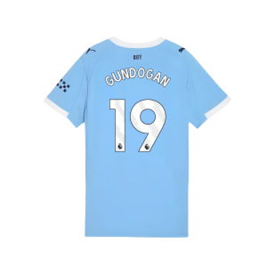 2025-2026 Man City Home Shirt (Womens) (Gundogan 19)