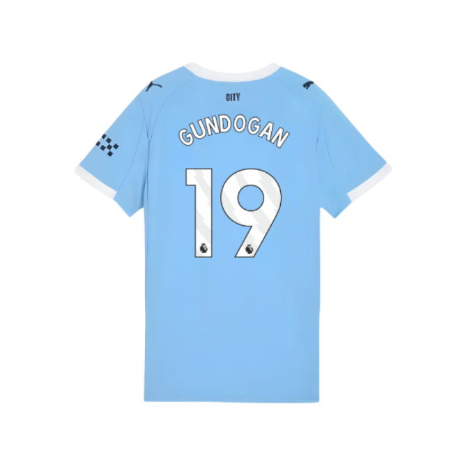 2025-2026 Man City Home Shirt (Womens) (Gundogan 19)