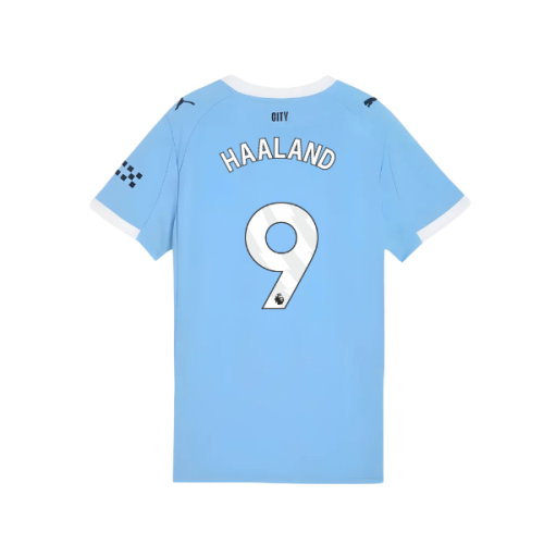 2025-2026 Man City Home Shirt (Womens) (Haaland 9)