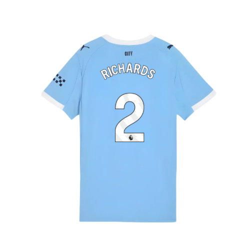 2025-2026 Man City Home Shirt (Womens) (Richards 2) 2025-2026 Man City Home Shirt (Womens) (Richards 2)