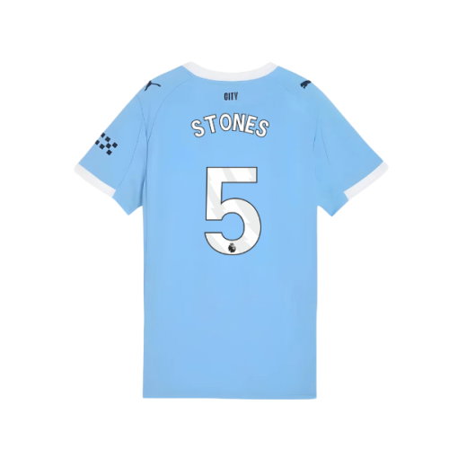 2025-2026 Man City Home Shirt (Womens) (Stones 5)
