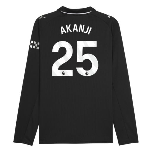 2025-2026 Man City Long Sleeve Away Shirt (Akanji 25)  2025-2026 Man City Long Sleeve Away Shirt (Akanji 25)