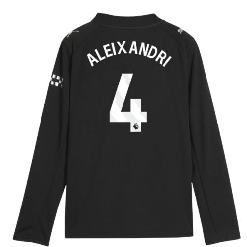 2025-2026 Man City Long Sleeve Away Shirt (Kids) (Aleixandri 4)