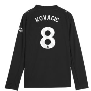 2025-2026 Man City Long Sleeve Away Shirt (Kids) (Kovacic 8)