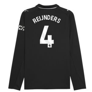 2025-2026 Man City Long Sleeve Away Shirt (Reijnders 4)