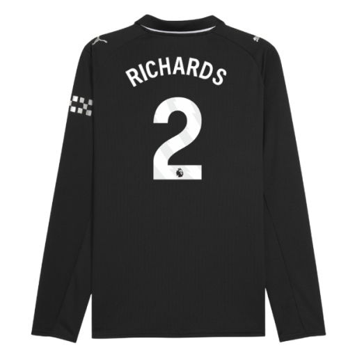 2025-2026 Man City Long Sleeve Away Shirt (Richards 2)