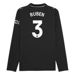 2025-2026 Man City Long Sleeve Away Shirt (Ruben 3)