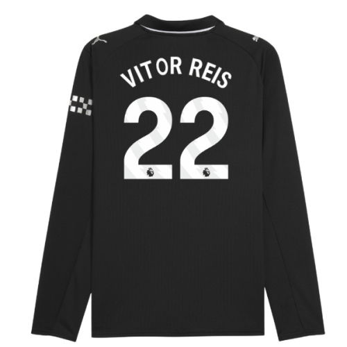 2025-2026 Man City Long Sleeve Away Shirt (Vitor Reis 22)  2025-2026 Man City Long Sleeve Away Shirt (Vitor Reis 22)