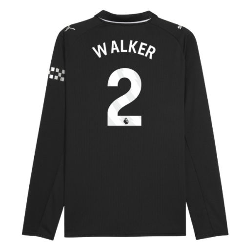 2025-2026 Man City Long Sleeve Away Shirt (Walker 2)