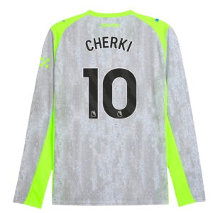 2025-2026 Man City Long Sleeve Third Shirt (Cherki 10)