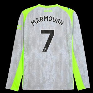 2025-2026 Man City Long Sleeve Third Shirt (Marmoush 7)