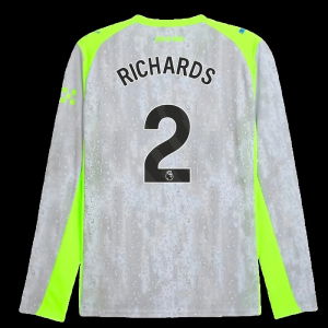 2025-2026 Man City Long Sleeve Third Shirt (Richards 2)