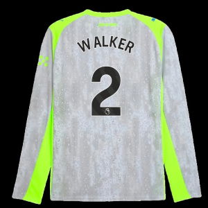 2025-2026 Man City Long Sleeve Third Shirt (Walker 2)