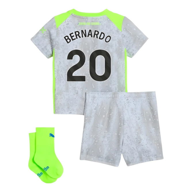 2025-2026 Man City Third Baby Kit (Bernardo 20)