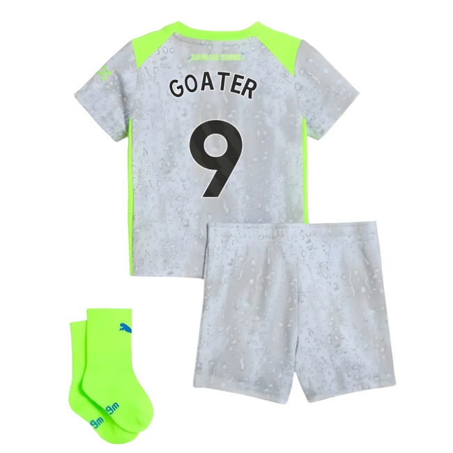 2025-2026 Man City Third Baby Kit (Goater 9)