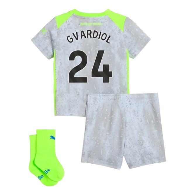 2025-2026 Man City Third Baby Kit (Gvardiol 24)