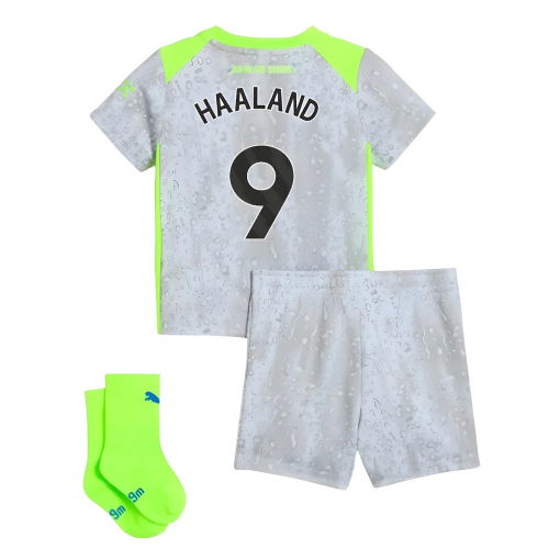 2025-2026 Man City Third Baby Kit (Haaland 9)