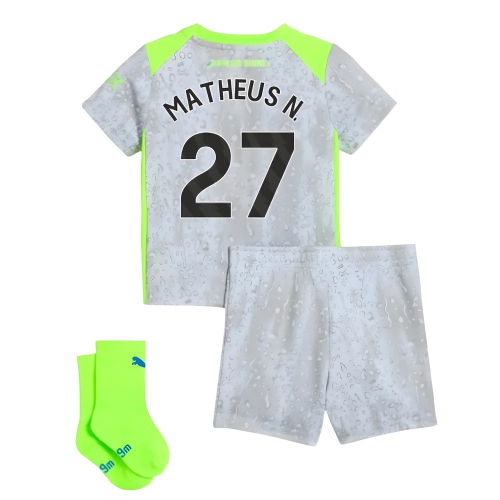 2025-2026 Man City Third Baby Kit (Matheus N. 27)