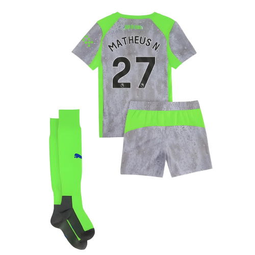 2025-2026 Man City Third Mini Kit (Matheus N. 27)