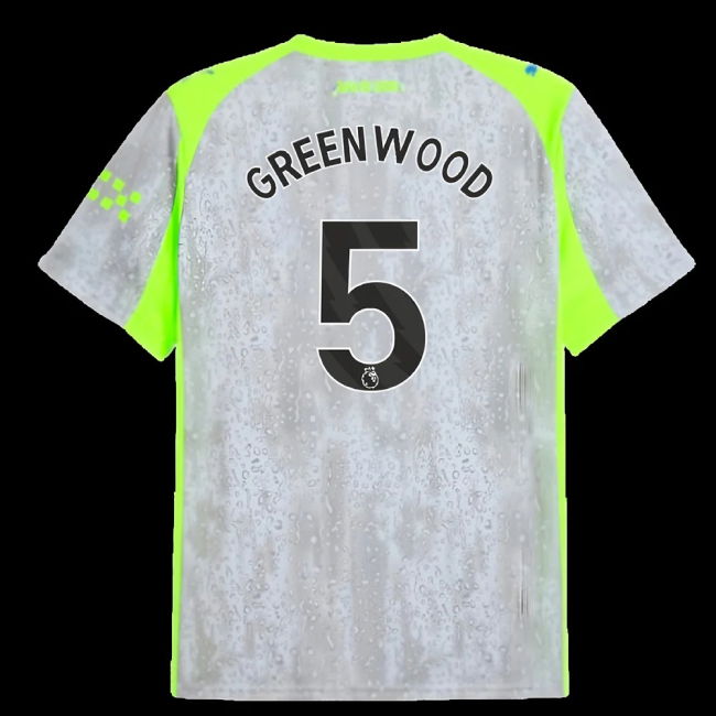 2025-2026 Man City Third Shirt (Greenwood 5)