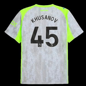2025-2026 Man City Third Shirt (Khusanov 45)