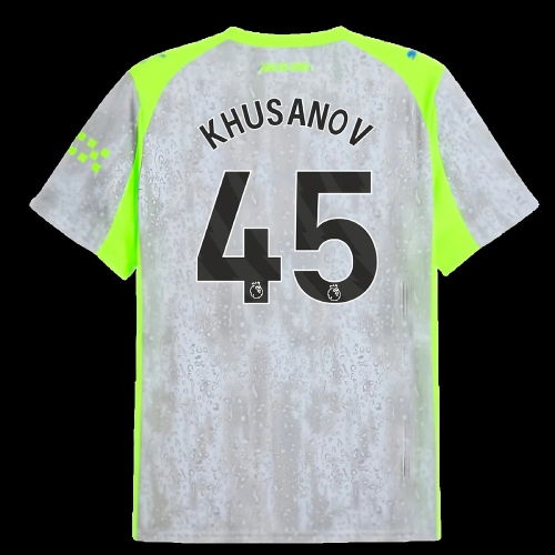 2025-2026 Man City Third Shirt (Khusanov 45)