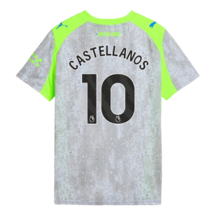 2025-2026 Man City Third Shirt (Kids) (Castellanos 10)