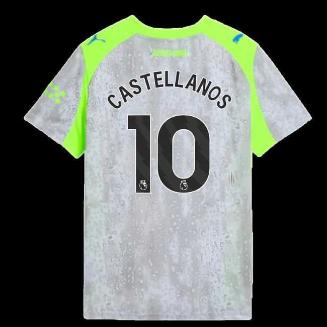 2025-2026 Man City Third Shirt (Kids) (Castellanos 10)