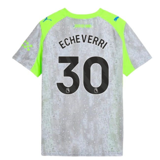 2025-2026 Man City Third Shirt (Kids) (Echeverri 30)