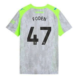 2025-2026 Man City Third Shirt (Kids) (Foden 47)