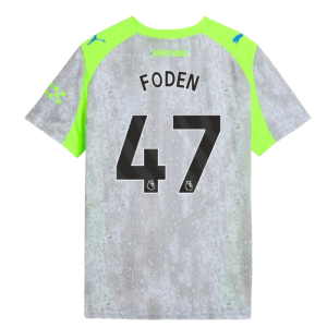 2025-2026 Man City Third Shirt (Kids) (Foden 47)