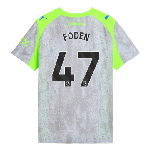 2025-2026 Man City Third Shirt (Kids) (Foden 47)