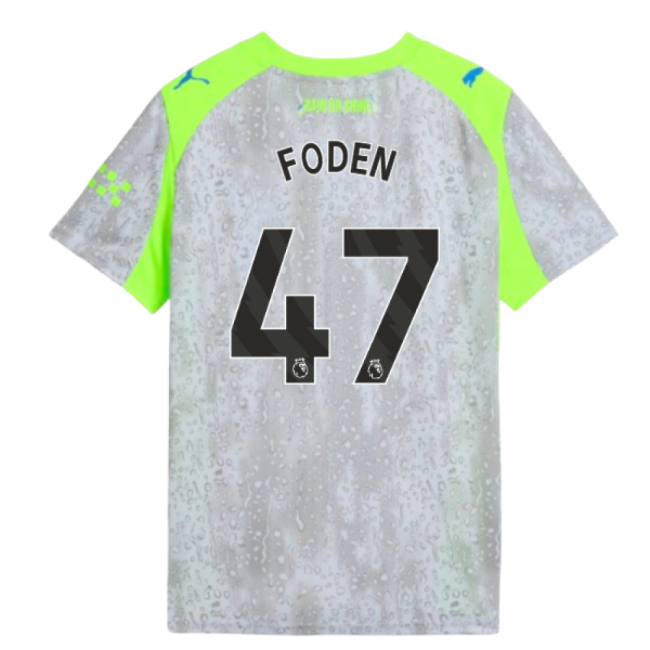 2025-2026 Man City Third Shirt (Kids) (Foden 47)