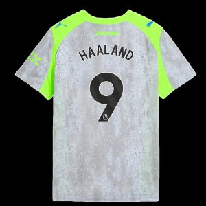 2025-2026 Man City Third Shirt (Kids) (Haaland 9)