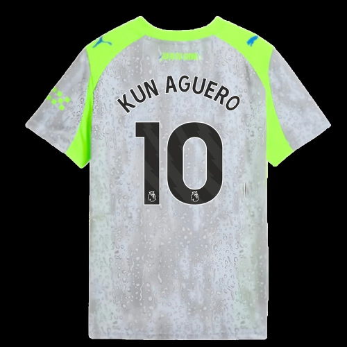 2025-2026 Man City Third Shirt (Kids) (Kun Aguero 10)