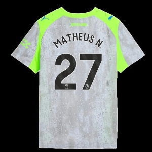 2025-2026 Man City Third Shirt (Kids) (Matheus N. 27)
