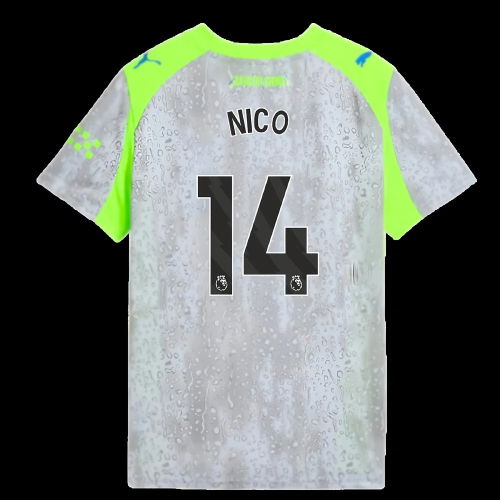 2025-2026 Man City Third Shirt (Kids) (Nico 14)