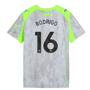 2025-2026 Man City Third Shirt (Kids) (Rodrigo 16)