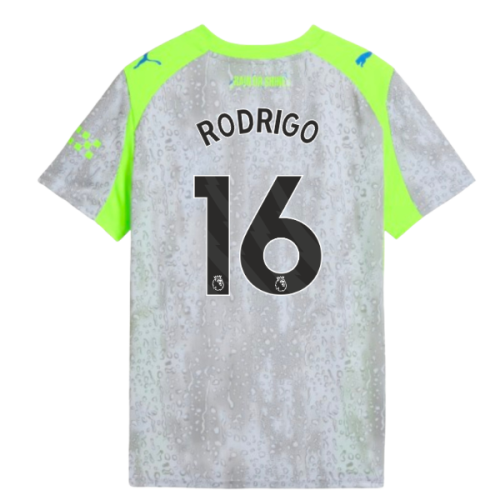 2025-2026 Man City Third Shirt (Kids) (Rodrigo 16)