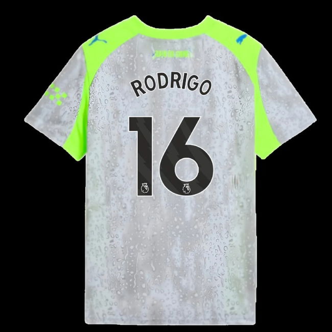 2025-2026 Man City Third Shirt (Kids) (Rodrigo 16)
