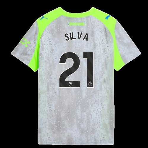 2025-2026 Man City Third Shirt (Kids) (Silva 21)
