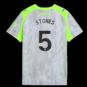 2025-2026 Man City Third Shirt (Kids) (Stones 5)