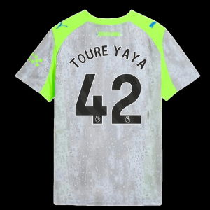 2025-2026 Man City Third Shirt (Kids) (Toure Yaya 42)