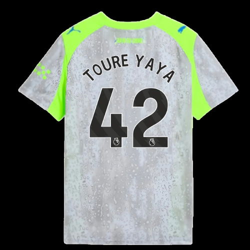 2025-2026 Man City Third Shirt (Kids) (Toure Yaya 42)