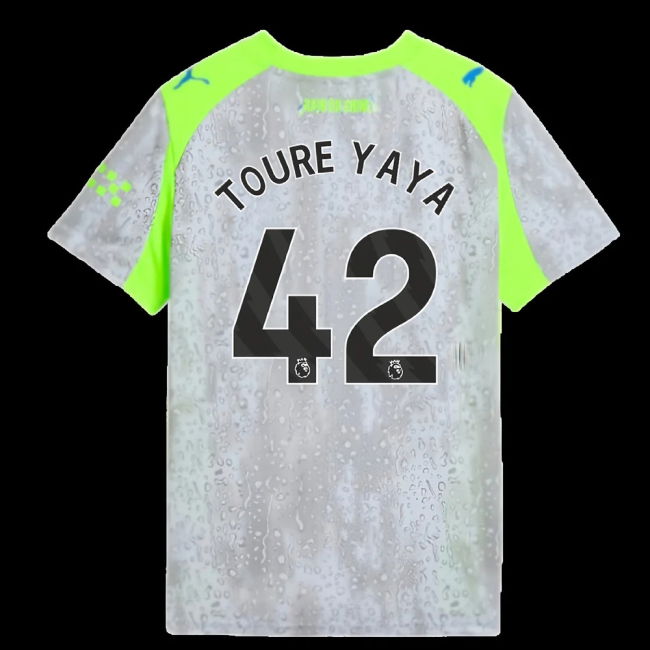2025-2026 Man City Third Shirt (Kids) (Toure Yaya 42)