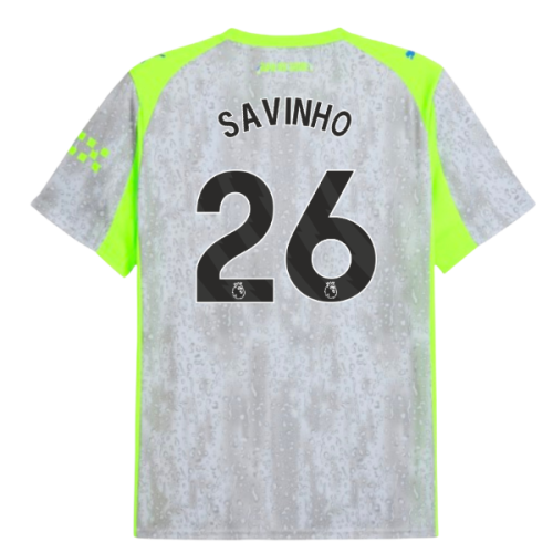 2025-2026 Man City Third Shirt (Savinho 26)  2025-2026 Man City Third Shirt (Savinho 26)